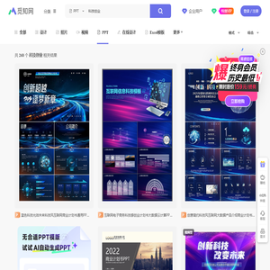 科技创业PPT-科技创业ppt模板下载-觅知网